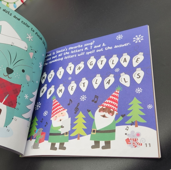 New Christmas Activity & Coloring Books, Frost the Snowman, Grinch & Gnomes - Picture 6 of 16